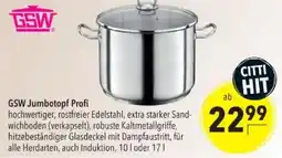 Citti GSW Jumbotopf Profi tilbud