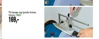 Harald Nyborg Anordning for slibning af knive til lange og tynde knive tilbud
