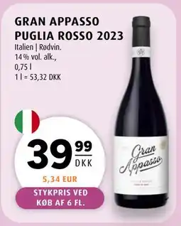 Scandinavian Park GRAN APPASSO PUGLIA ROSSO 2023 tilbud
