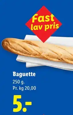 Lidl Baguette tilbud