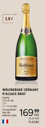 Scandinavian Park WOLFBERGER CRÉMANT D'ALSACE BRUT tilbud