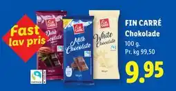 Lidl FIN CARRÉ Chokolade tilbud