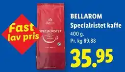 Lidl BELLAROM Specialristet kaffe tilbud