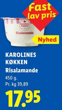 Lidl KAROLINES KØKKEN Risalamande tilbud