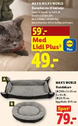 Lidl MAX'S WORLD - LED-rulleline / LED-hundesele tilbud