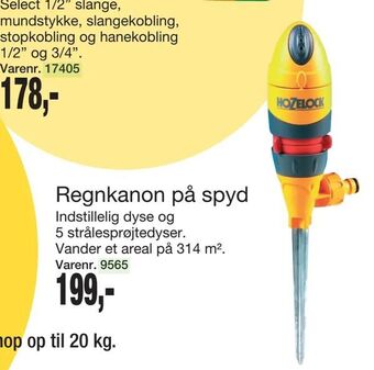 Harald Nyborg Regnkanon på spyd tilbud