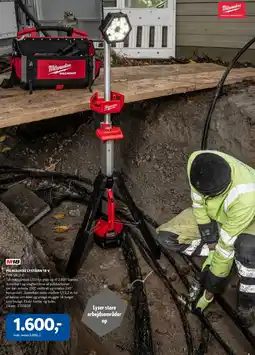 Davidsen Milwaukee Lystårn 18 V tilbud