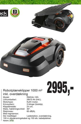 Harald Nyborg Robotplæneklipper 1000 m2 inkl. overdækning tilbud