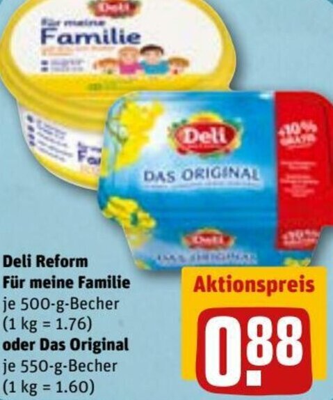 Deli Reform Für Meine Familie Oder Das Original 500g tilbud hos REWE