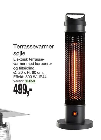 Harald Nyborg Terrassevarmer søjle tilbud