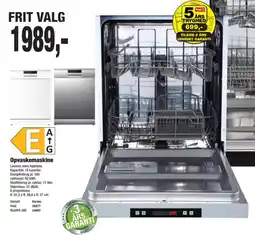 Harald Nyborg Opvaskemaskine tilbud