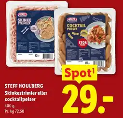 Lidl Steff houlberg skinkestrimler eller cocktailpølser tilbud