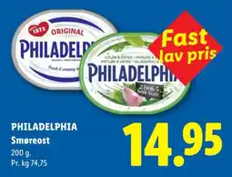 Lidl Philadelphia Smøreost tilbud