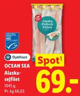 Lidl Dybfrost Alaska-sejfilet tilbud