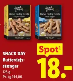 Lidl Snack Day Butterdejstænger tilbud