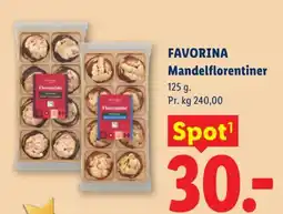 Lidl Favorina Mandelflorentiner tilbud