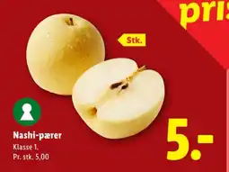 Lidl Nashi-pærer tilbud