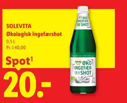 Lidl Solevita øko ingefærshot tilbud