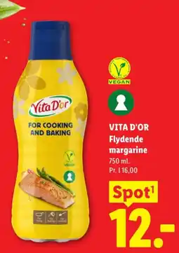 Lidl Vita D'or flydende margarine tilbud