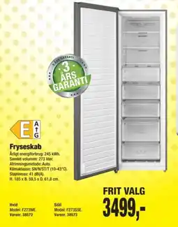 Harald Nyborg Fryseskab tilbud