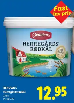 Lidl Beauvais Herregårdsrødkål tilbud