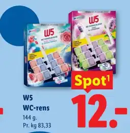 Lidl W5 WC-rens tilbud