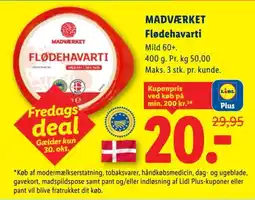 Lidl Madværket Fløde Havarti tilbud