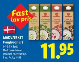 Lidl Madværket frugtyoghurt tilbud