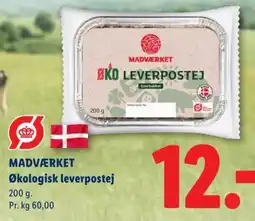 Lidl Madværket Økologisk leverpostej tilbud