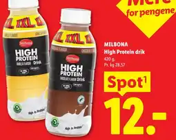 Lidl Milbona High Protein drik tilbud