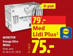 Lidl Monster Energy Ultra White tilbud