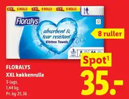 Lidl Floralys XXL køkkenrulle tilbud