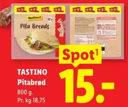 Lidl Tastino Pitabrød tilbud