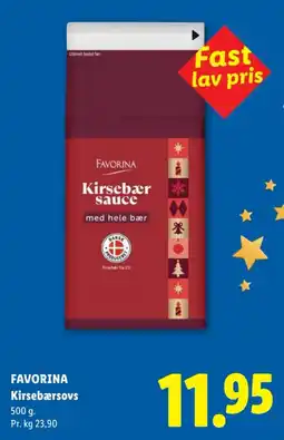 Lidl Favorina Kirsebærsovs tilbud