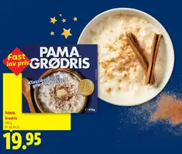 Lidl Pama Grødris tilbud