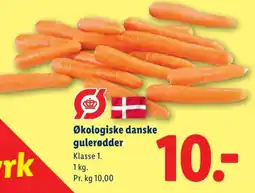 Lidl Økologiske gulerødder tilbud