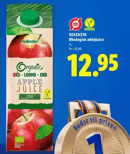 Lidl Solevita Økologisk æblejuice tilbud