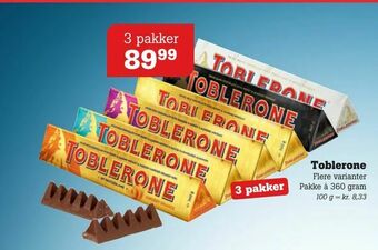 Poetzsch Padborg Toblerone tilbud