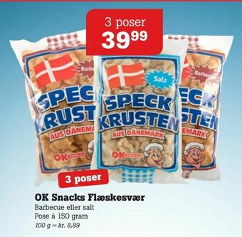 Poetzsch Padborg OK Snacks Flæskesvær tilbud