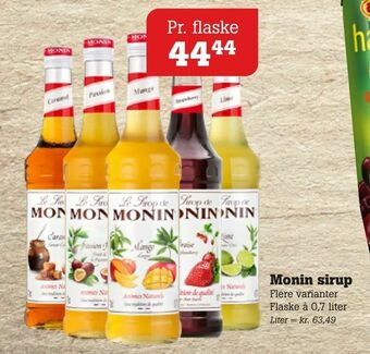 Poetzsch Padborg Monin sirup tilbud