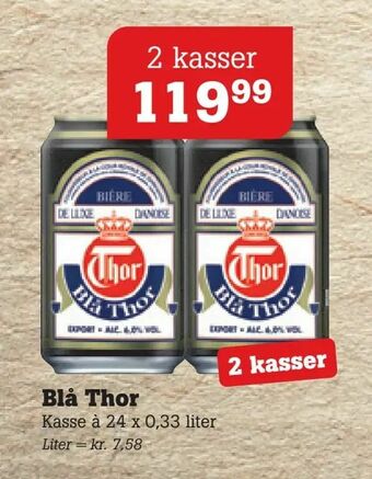 Poetzsch Padborg Blå Thor tilbud