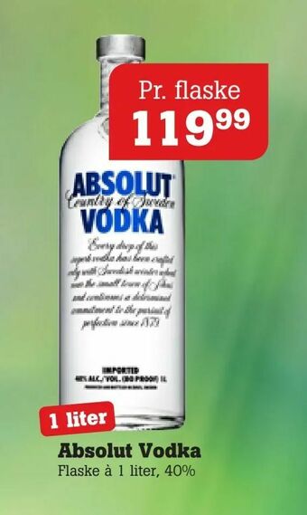 Poetzsch Padborg Absolut Vodka tilbud