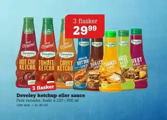 Poetzsch Padborg Develey ketchup eller sauce tilbud