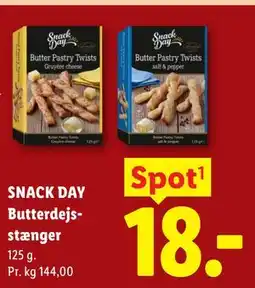 Lidl SNACK DAY Butterdejsstænger tilbud
