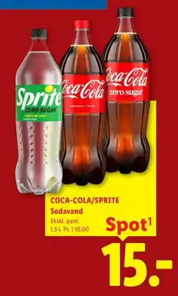 Lidl COCA-COLA/SPRITE Sodavand tilbud