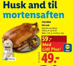 Lidl CULINEA Hel and tilbud