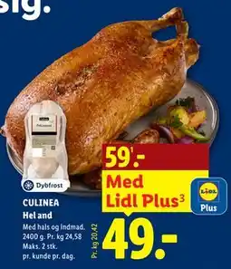 Lidl CULINEA Hel and tilbud