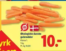 Lidl Økologiske danske gulerødder tilbud