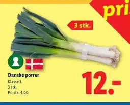 Lidl Danske porrer tilbud