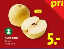 Lidl Nashi-pærer tilbud